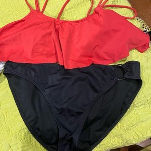 2 piece swimsuit, size medium.
